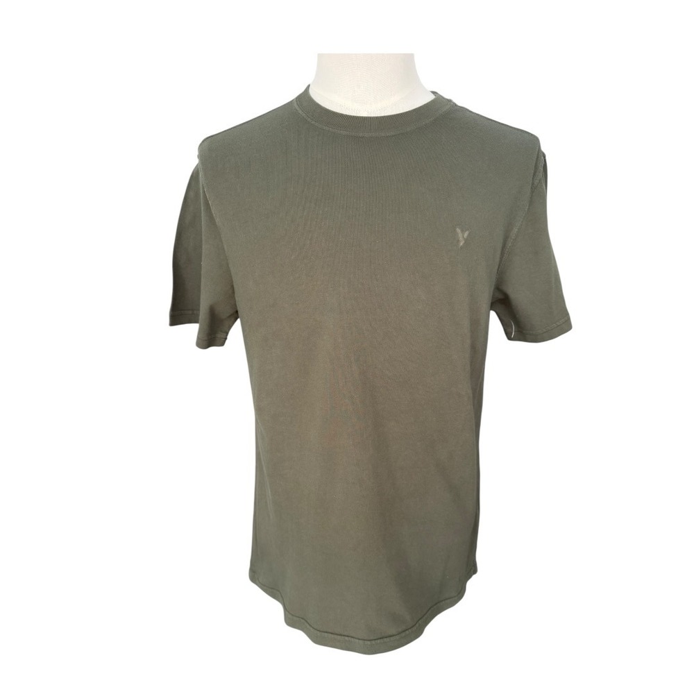 American Eagle Mens Super Soft‎ Standard Fit T-Shirt Olive Green Medium NWOT
